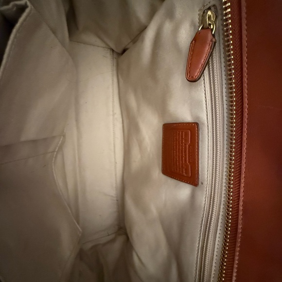 Coach Classic Leather Satchel – Rich Brown with Tassel Detail – with Dust Bag - Picture 6 of 7